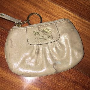 Coach small wallet/key ring- bundle w/ >$30 FREE